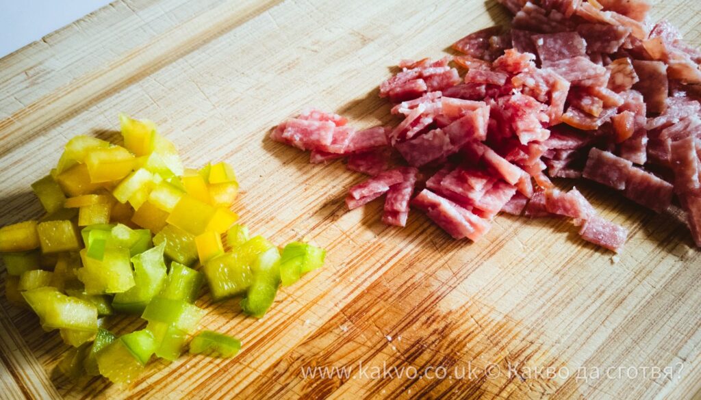 Корейски омлет - продукти Корейски омлет - продукти