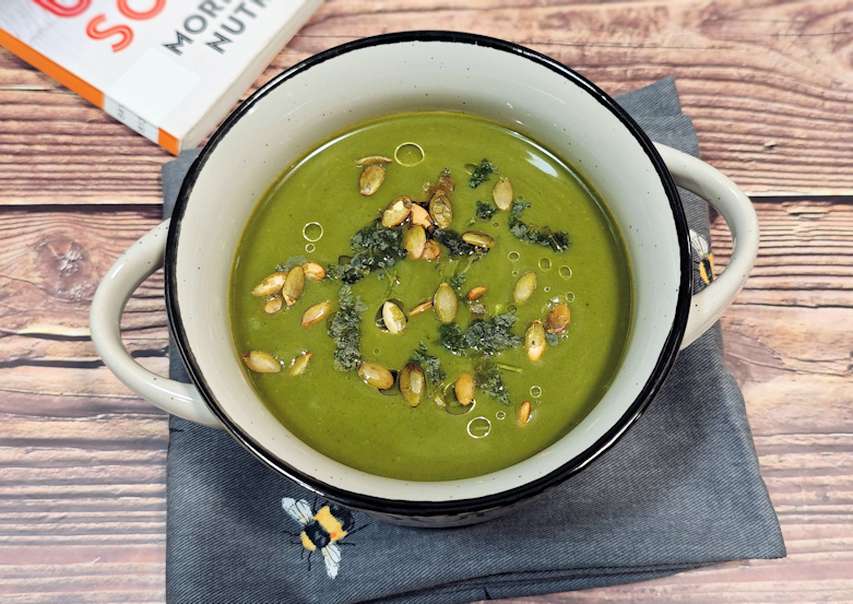 Супа с тиква и спанак